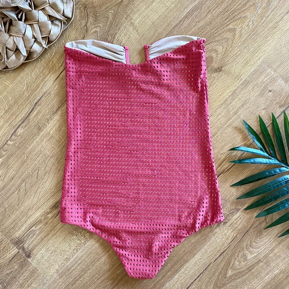 🌼SOLD🌼 Acacia Swimwear Africa Mesh in Lychee - Picture 3 of 5